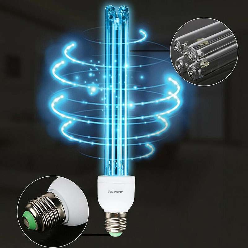 E27 Uv Disinfection Lights 20w High Ozone Uv Ultraviolet 220v Lamp