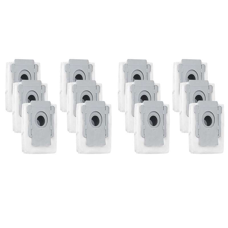 12 Pack Vacuum Bags for Irobot Roomba I7 I7+/i7 Plus E5 E6 Parts