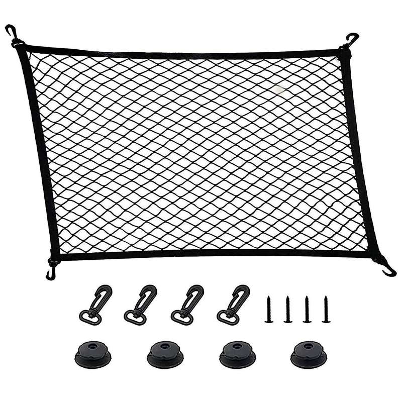 100x60cm Boot Luggage Net, Elastic Nylon Fixed Luggage Net