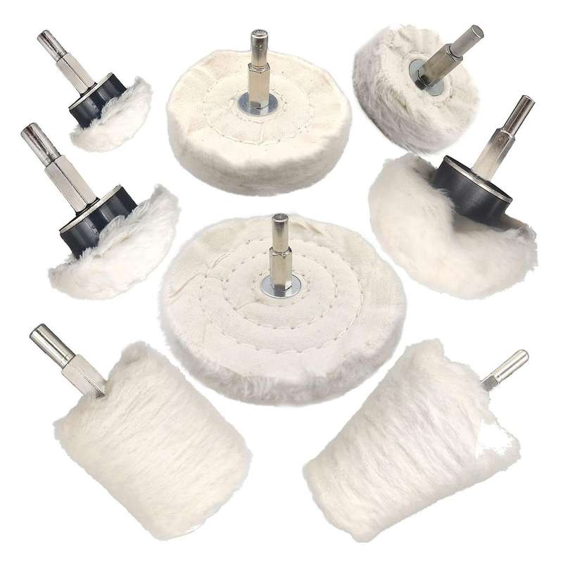 8 Pcs Buffing Wheel,buffing Pad Polishing Wheel Kits,for Metal,etc