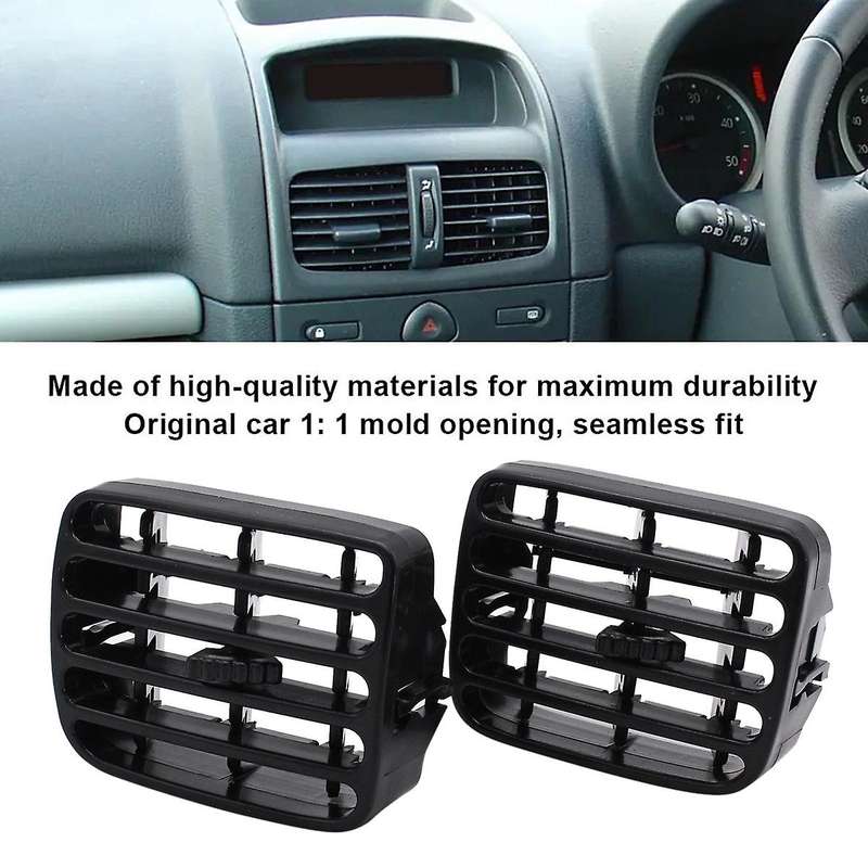 1pair Car Center Console Air Vent for Renault Clio Ii 1998-2001