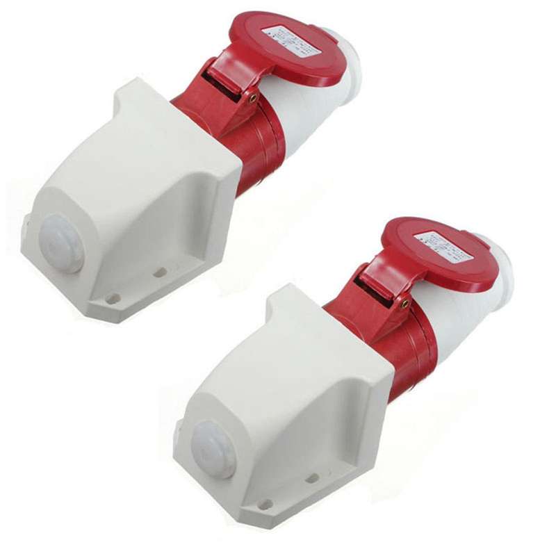 16 Amp 5 Pin Plug & Socket Ip44 3 Phase 380-415v 3p + N + Earth 16a