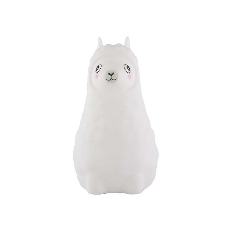 Night Light Cute Alpaca Led Silicone Lights with Remote for Children
