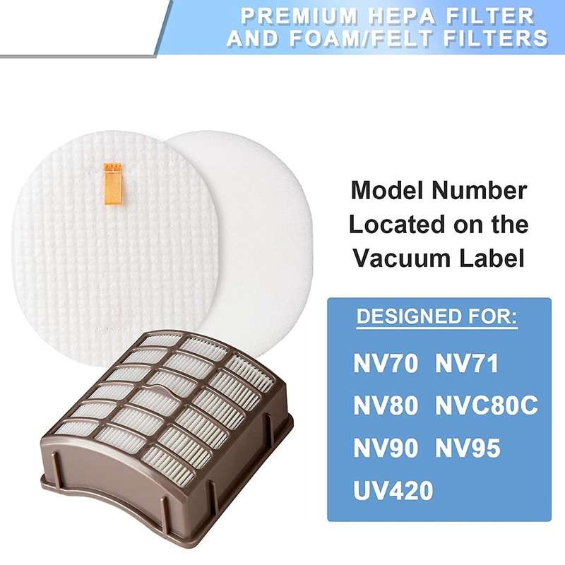 Nv90 Vacuum Filter for Shark Rotator Professional Xl Capacity Nv95