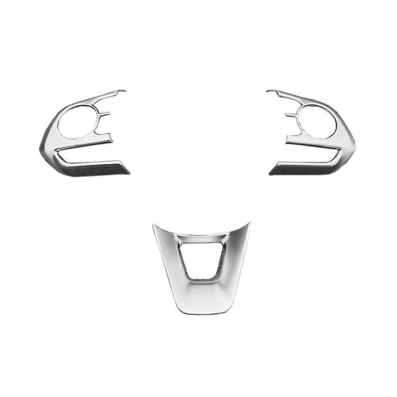 For Corolla Cross 2020-2022 Car Steering Wheel Button Cover Chrome