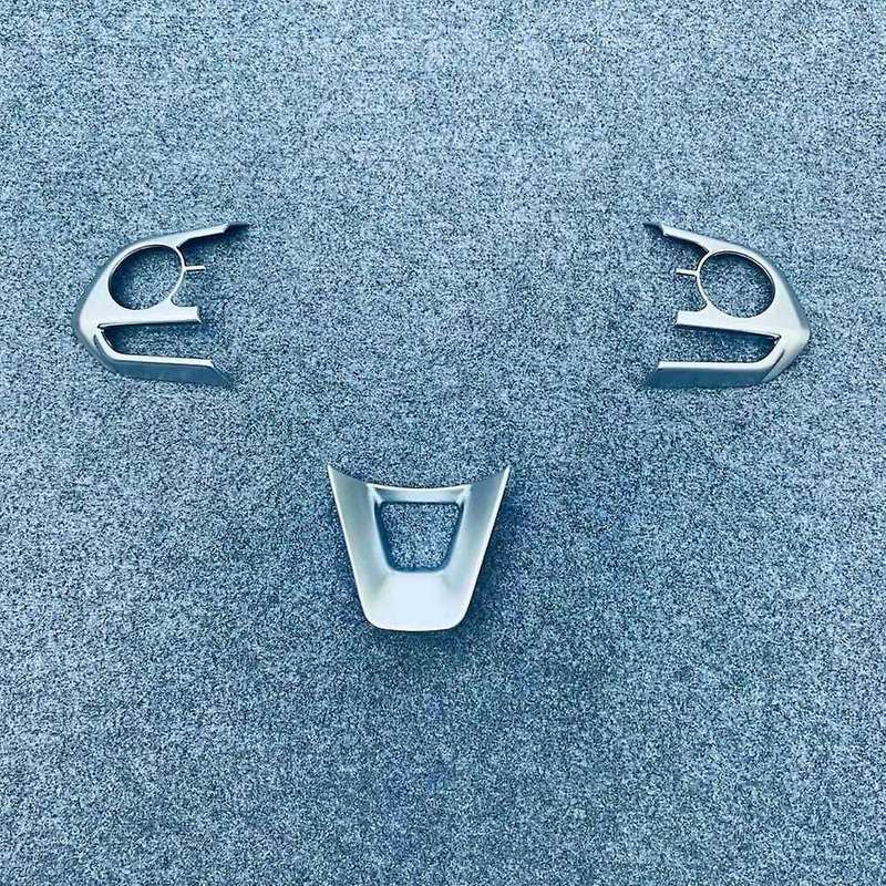 For Corolla Cross 2020-2022 Car Steering Wheel Button Cover Chrome