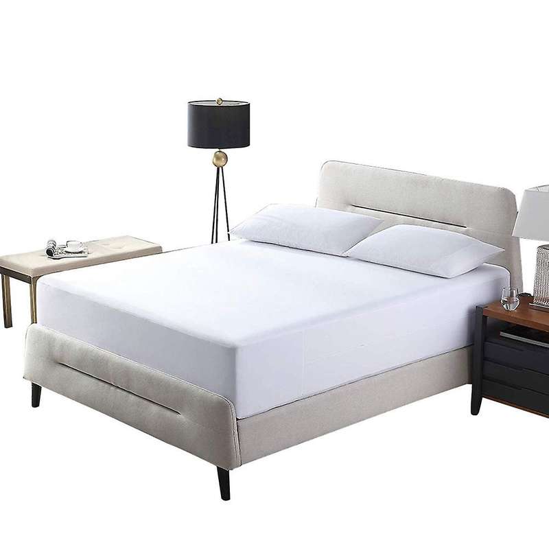 Waterproof Solid Bed Fitted Sheet Nordic Adjustable Mattress Covers-d