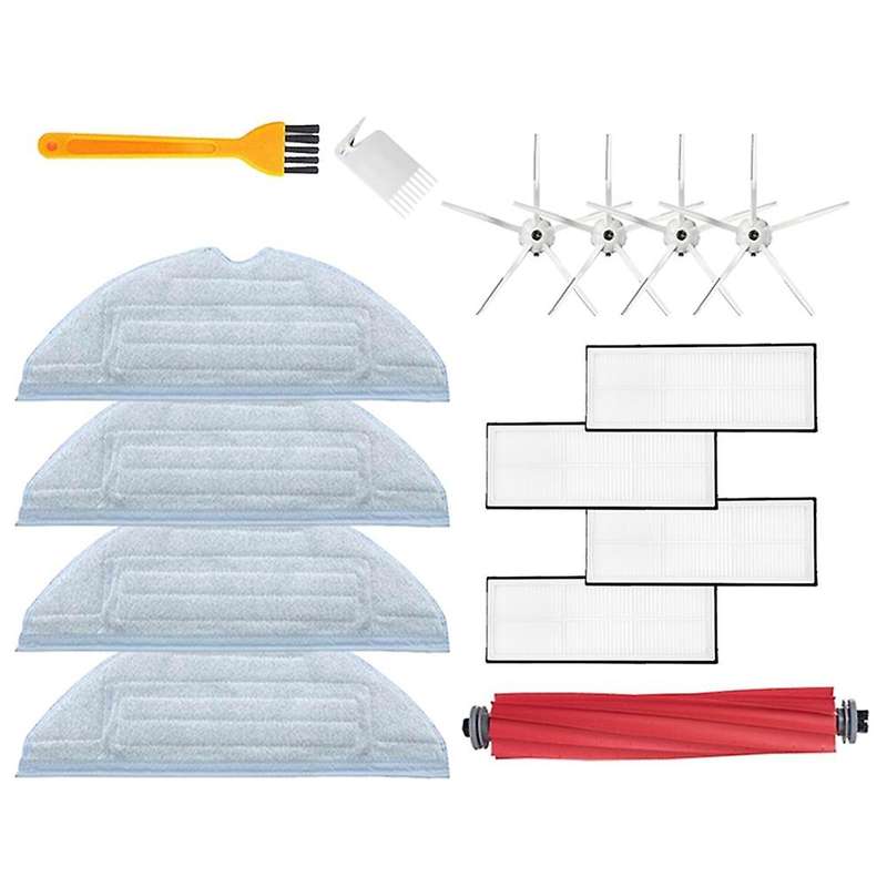 15pcs for Xiaomi Roborock S7 T7s Detachable Main Brush Side Brush