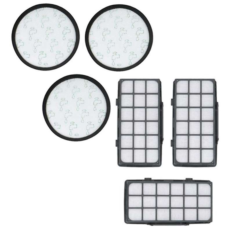 Hepa Filter Kit for Rowenta Ro7611 Ro7623 Vacuum Cleaner, Set Of 3