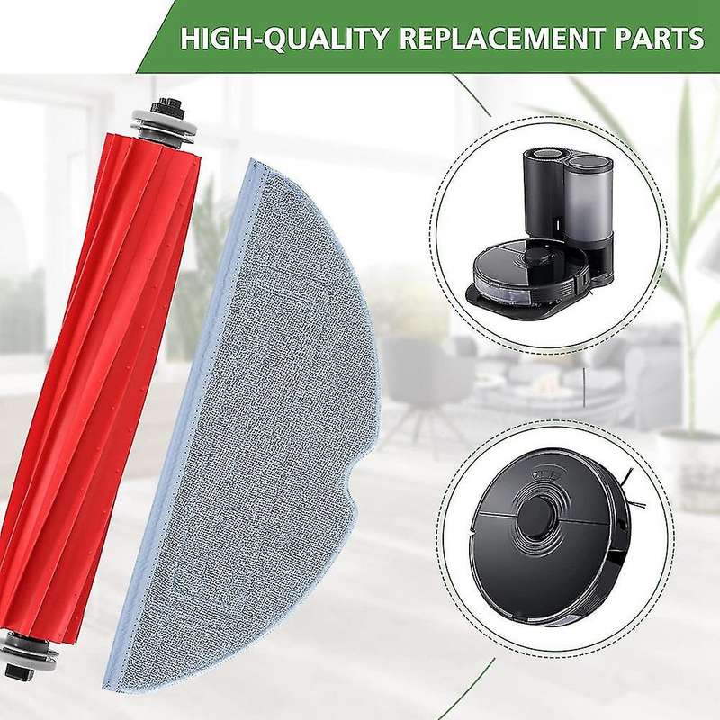 Replacement Roller Brush Side Brush Filters Compatible for Roborock