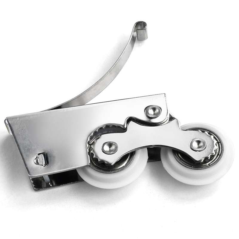 6pcs Double Wheel Door Pulley Roller Window Door Home Wardrobe Pulley