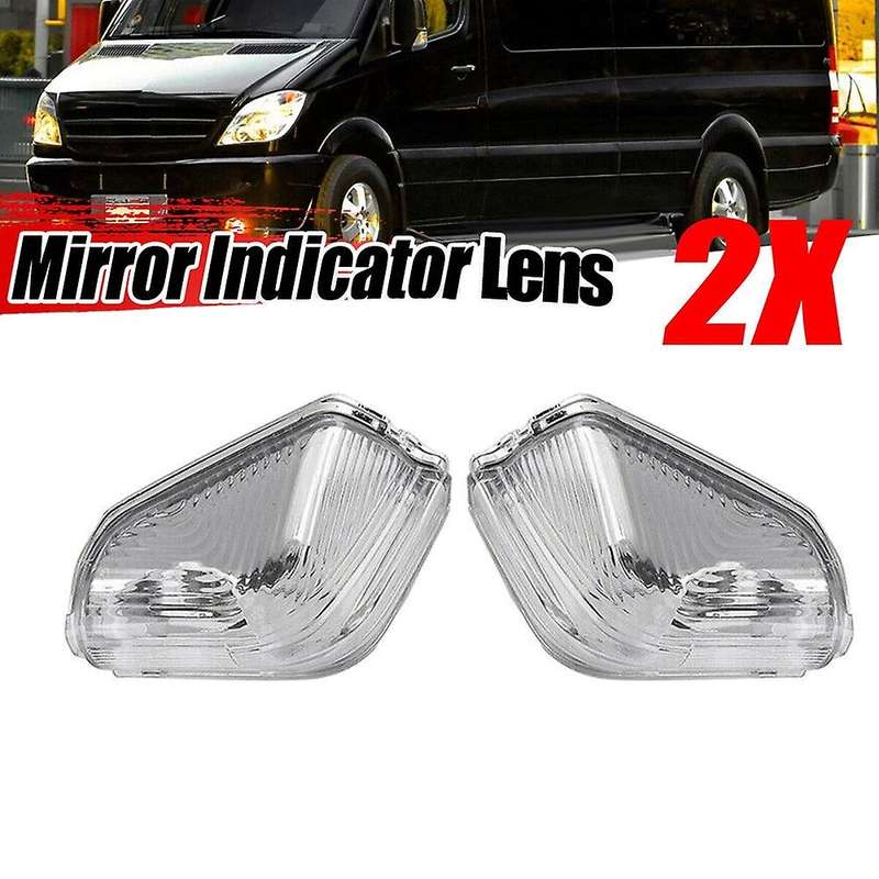 Wing Mirror Door Indicator Lens Turn Signal Light without Bulbs