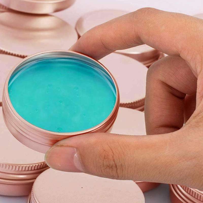 20pcs Tin Jar 2 Oz Containers with Lids Round Empty Candle Jars