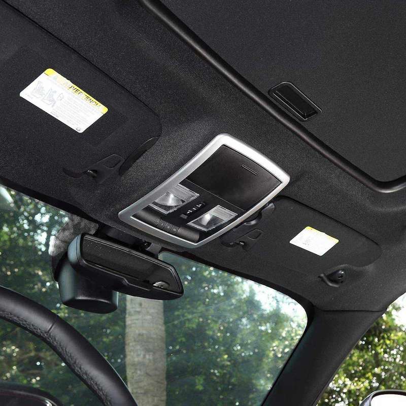 Reading Light Bezels Lamp Cover Trim for Dodge Challenger 2010-2019