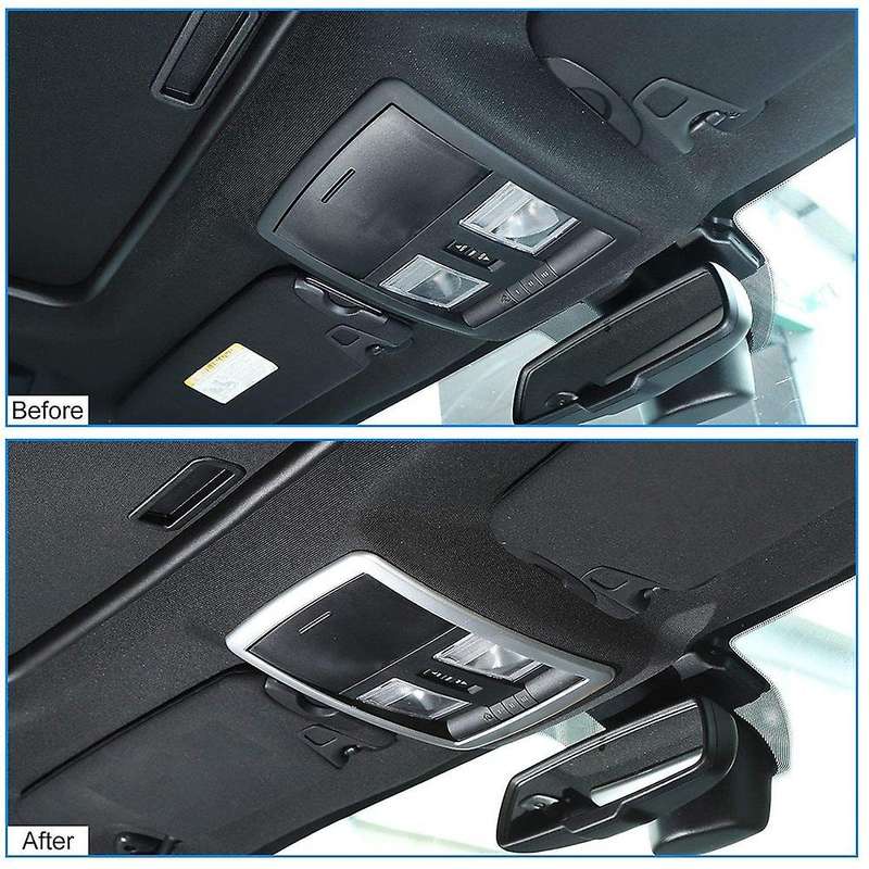 Reading Light Bezels Lamp Cover Trim for Dodge Challenger 2010-2019