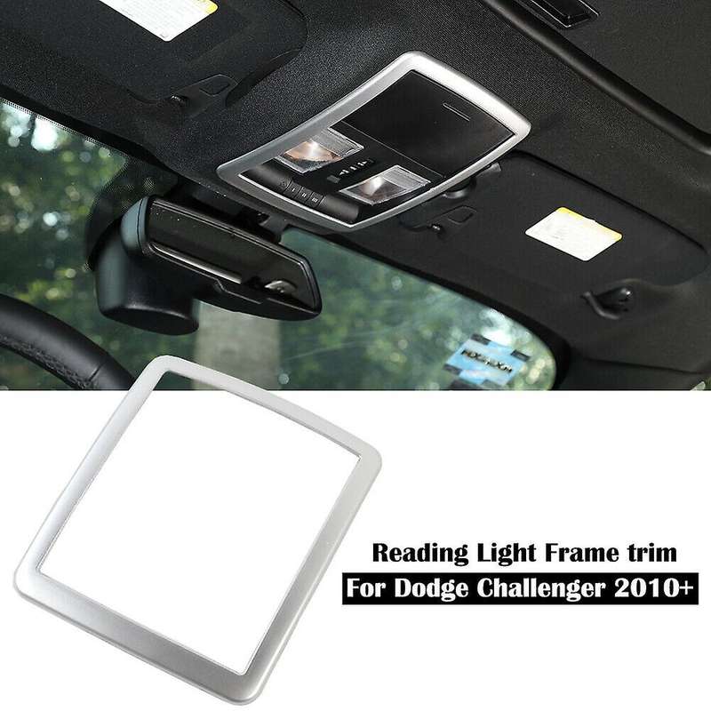 Reading Light Bezels Lamp Cover Trim for Dodge Challenger 2010-2019