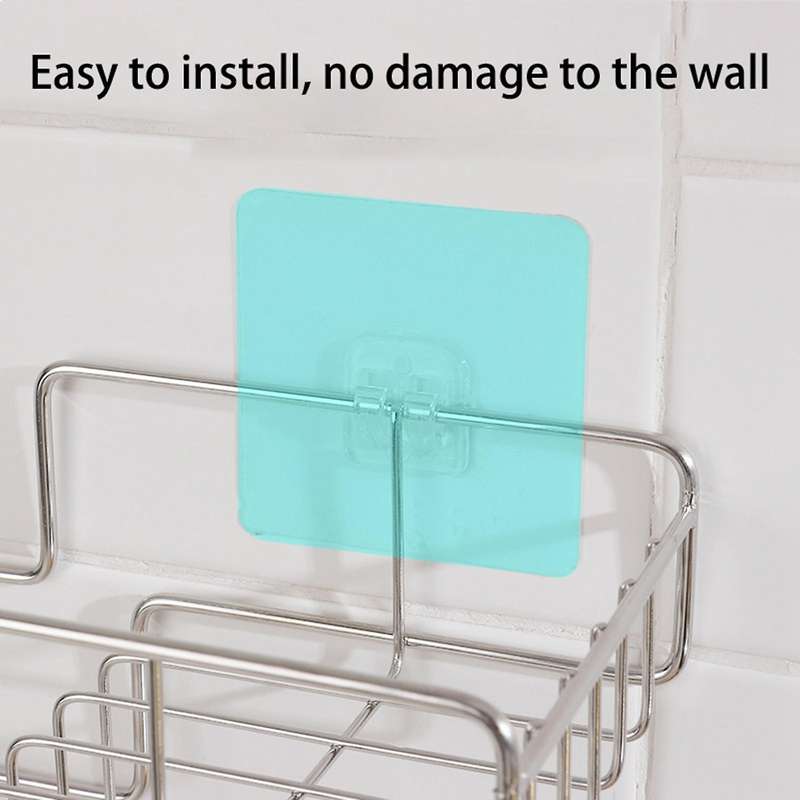 3 Stepped Shelf for Razor Shampoo Organizer Wall Mounted Shelf B