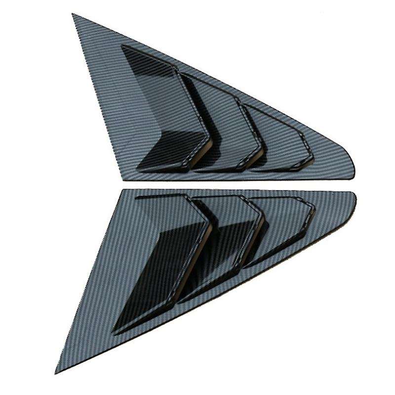 Rear Side Window Louvers,for Mg 5 Mg5 2021 Car, Carbon Fiber Style
