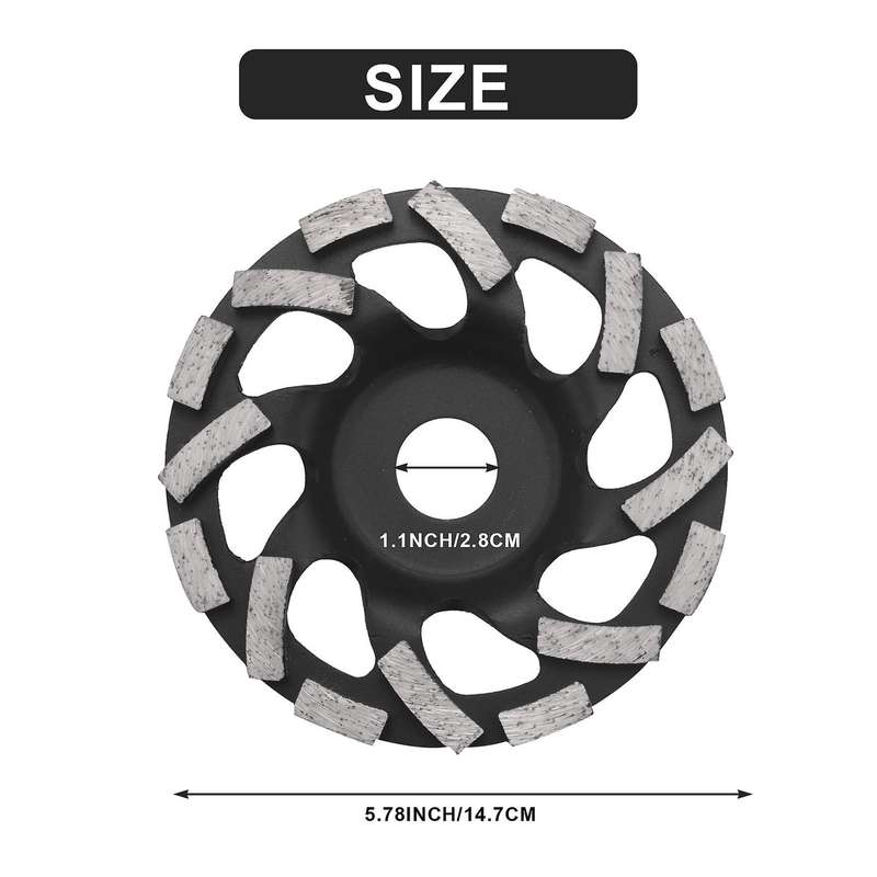 Diamond Grinding Cup Wheel 125mm for Angle Grinder Polishing Stone