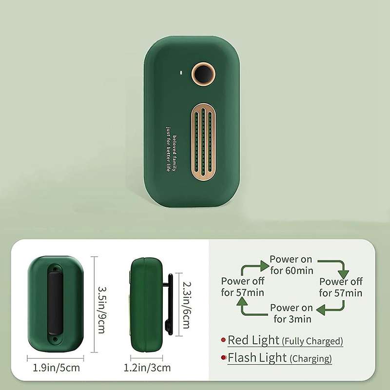 Ozone Generator Air Purifier,mini Air Purifier Filter,green