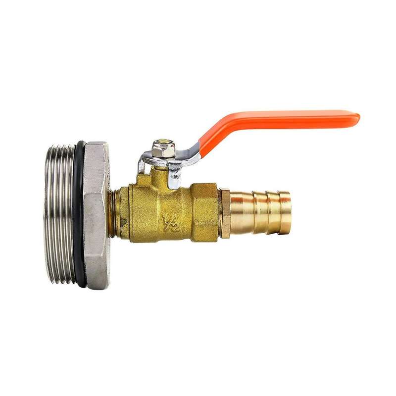 2inch Drum Faucet External Thread Adapter Brass Barrel Straight