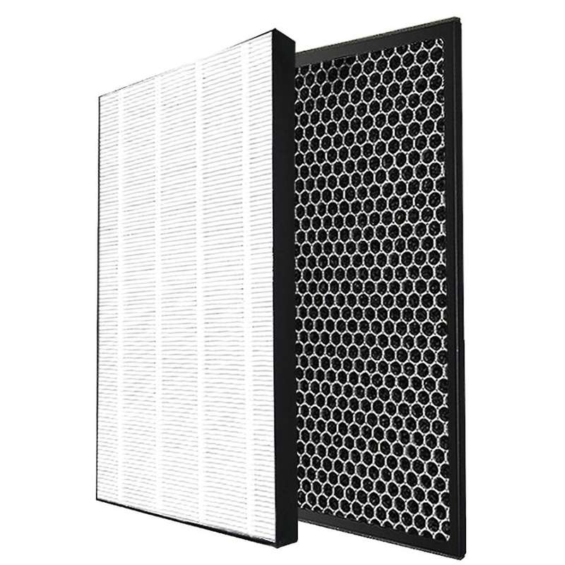 2 Pack for Sharp Air Purifier Filter Kc-d50 Activated Carbon Filter