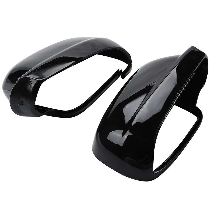 1 Pair Black Right + Left Rearview Mirror Cover for Mk4 1998-2005