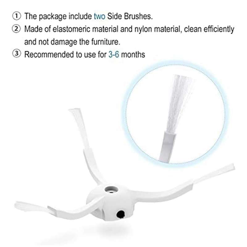 Parts for Xiaomi Roborock S50 S55 S6 S5max 18 Pieces, Accessories