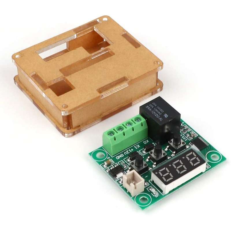 4pcs W1209 Dc Digital Temperature Controller Module with Acrylic Case