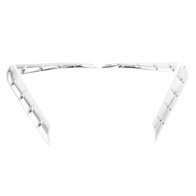 4pcs Chrome Car Spoiler Cover Trim for Highlander 2021 2022