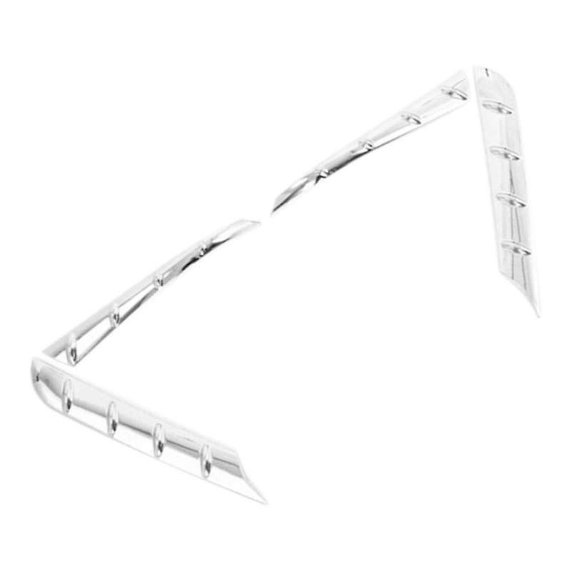4pcs Chrome Car Spoiler Cover Trim for Highlander 2021 2022
