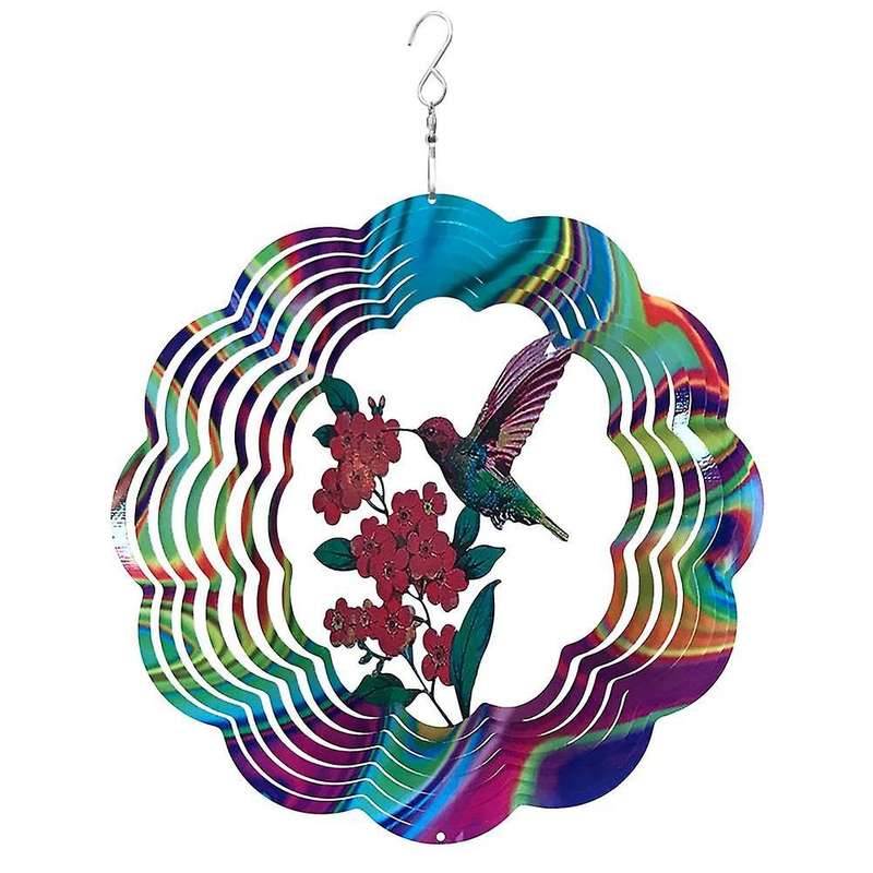 Wind Spinners for Outdoor Garden Decor 12in Kinetic Wind Chimes