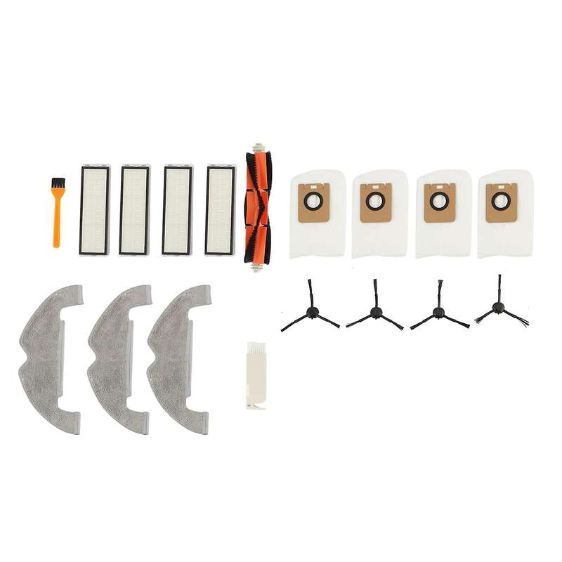 For Xiaomi Dream Bot Z10 Pro L10 Plus Side Brush Hepa Filter Dust Bag