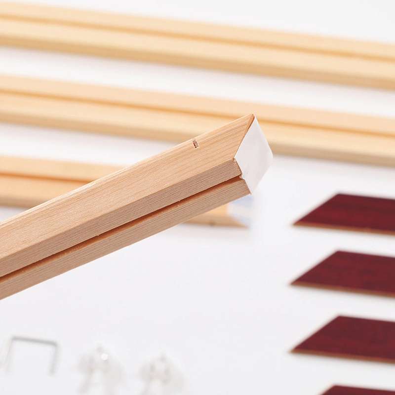 Wooden Telescopic Pole Painting Canvas Wooden Frame, (40x50cm)