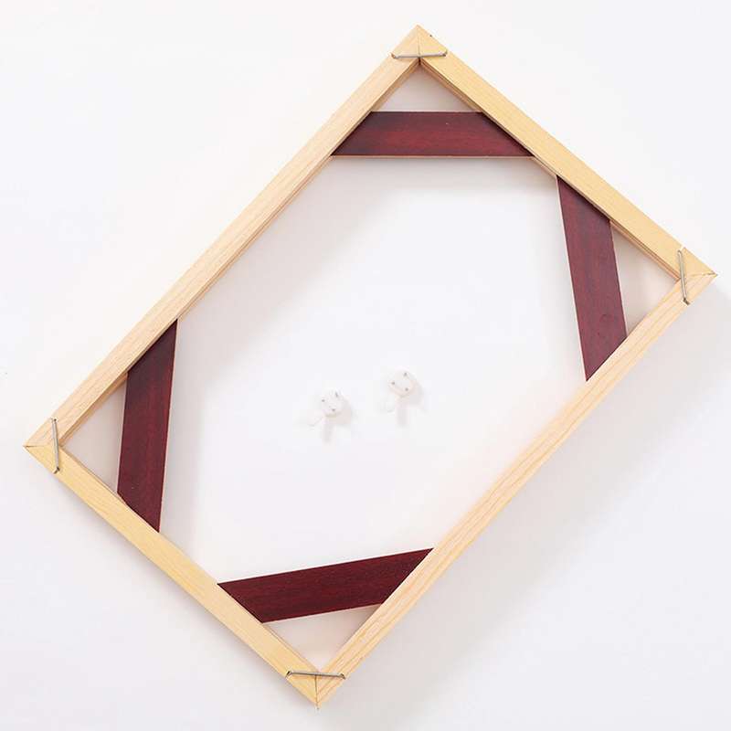 Wooden Telescopic Pole Painting Canvas Wooden Frame, (40x50cm)