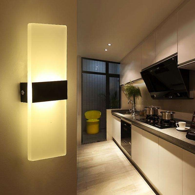 6w Led Acrylic Wall Sconce Lamp Fixture Modern Decor Wall Sconce
