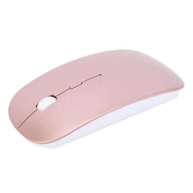 2.4ghz Wireless Keyboard and Mouse for Apple Pc Windowsxp(rose Gold)