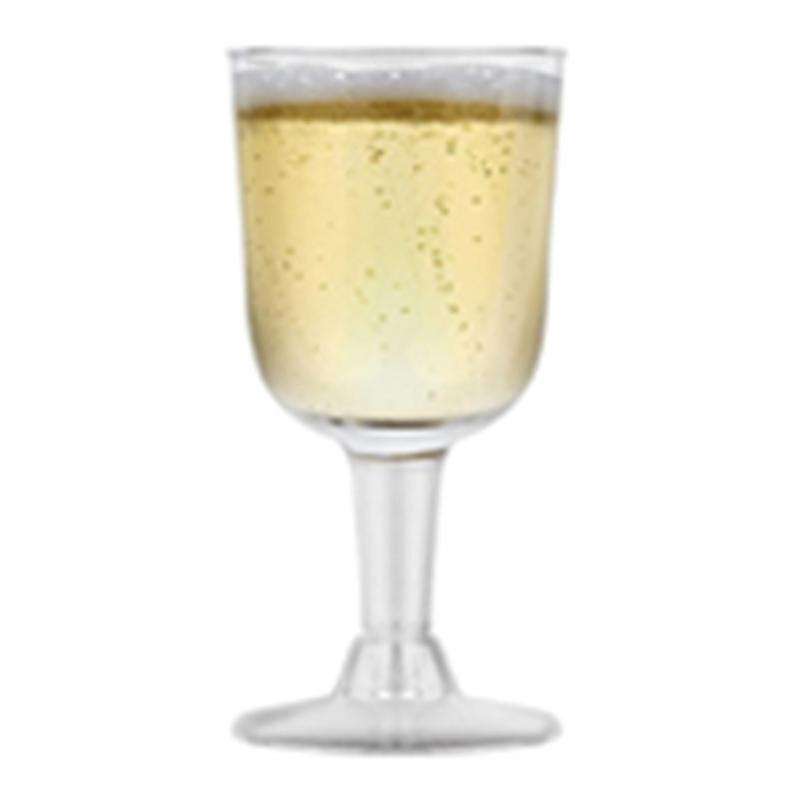 Clear Plastic Wine Glass Recyclable - Shatterproof Wine Goblet 12pcs