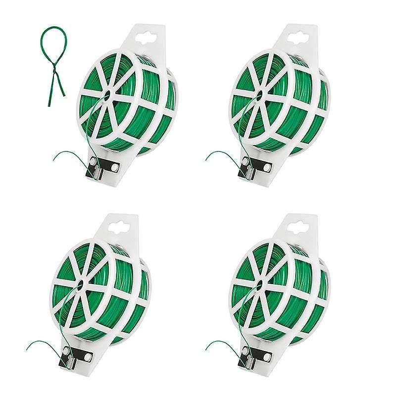 4pcs 328 Feet Plant Twist Ties Wire for Gardening Climbing Plants