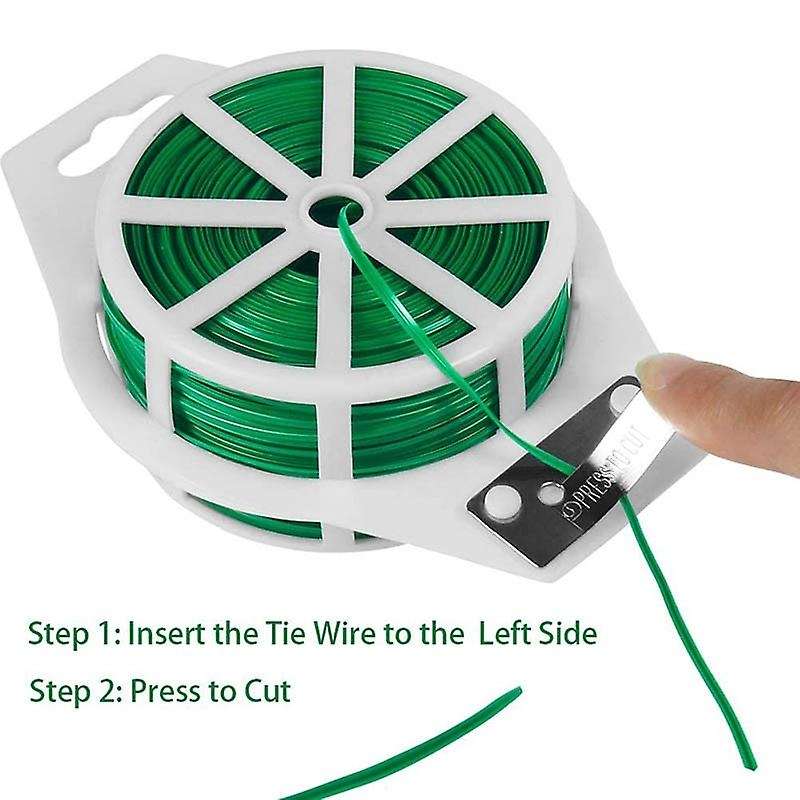 4pcs 328 Feet Plant Twist Ties Wire for Gardening Climbing Plants
