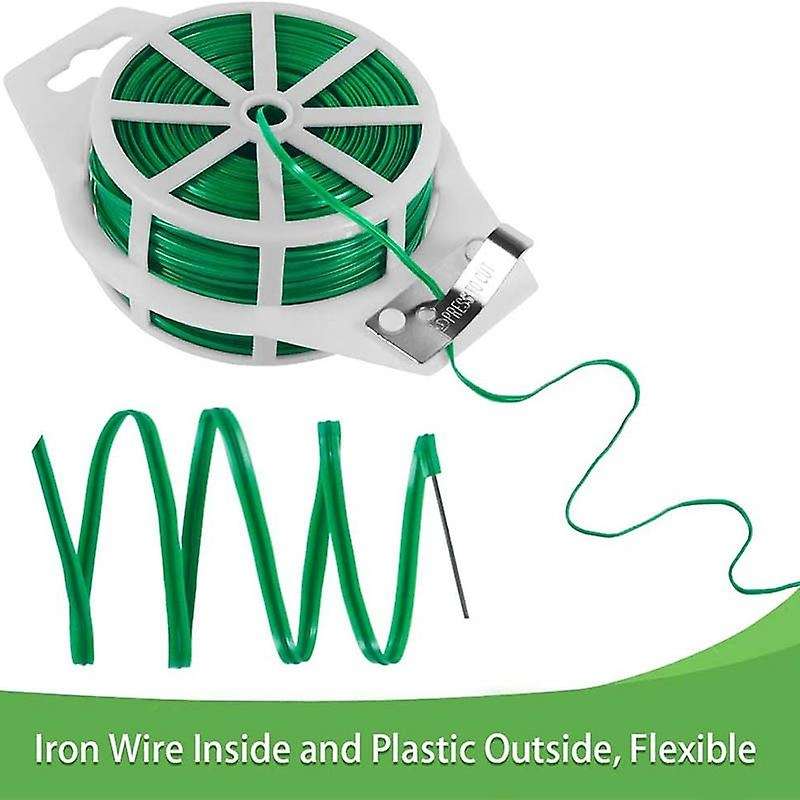4pcs 328 Feet Plant Twist Ties Wire for Gardening Climbing Plants