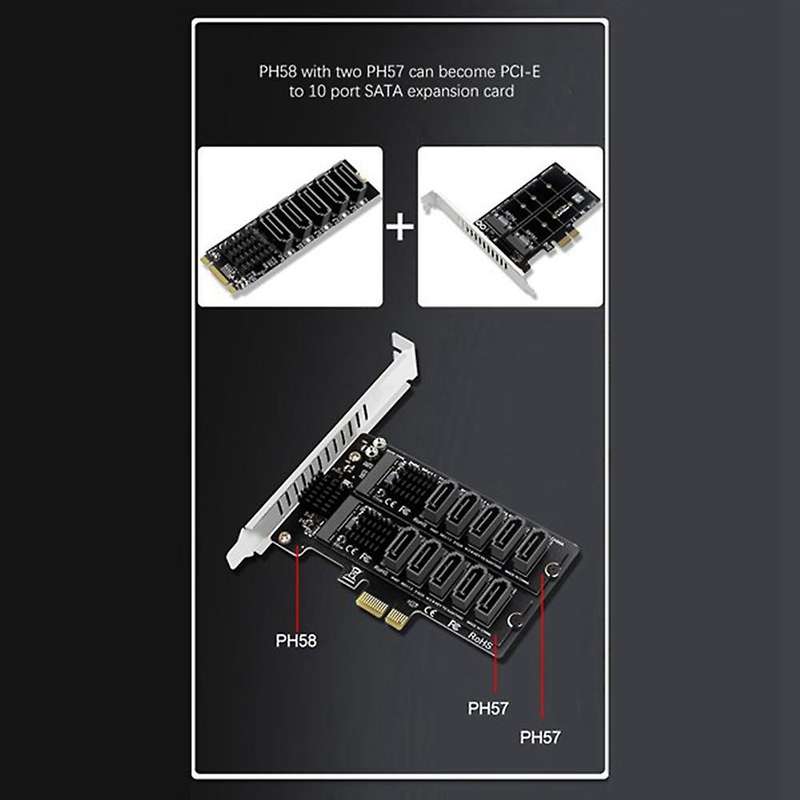 M.2 Ngff B-key Sata Change 5 Port Expansion Card 6gbps Expansion Card