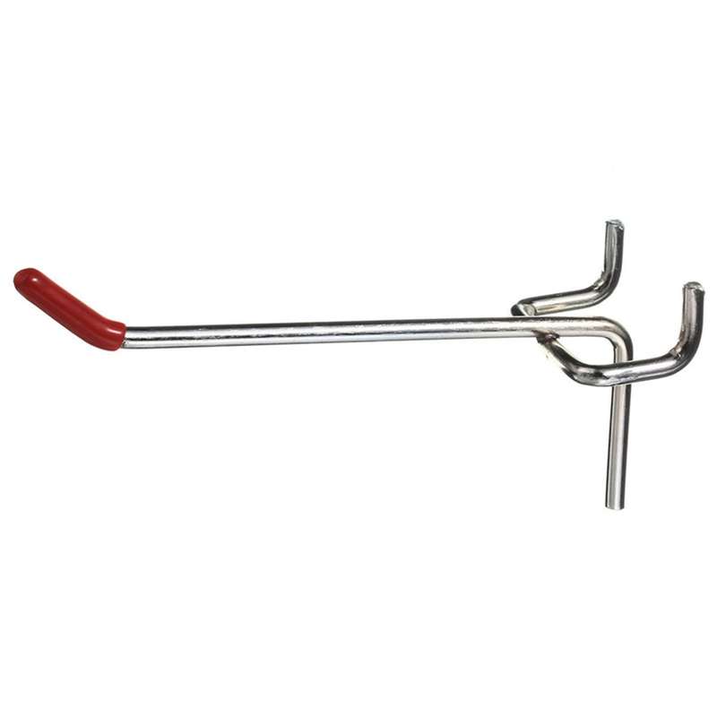 25pcs 100mm Pegboard Hooks Slat Wall Retail Display