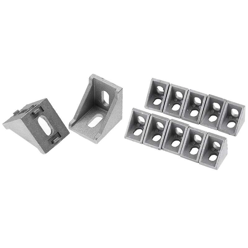 20pcs 4040 Aluminum Corner Brackets 40 X 35 Connector Fastene