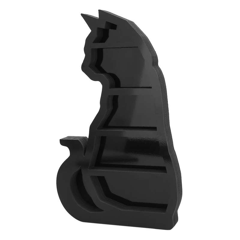 Black Cat Crystal Shelf Cat Crystal Essential Oil Display Wall Shelf