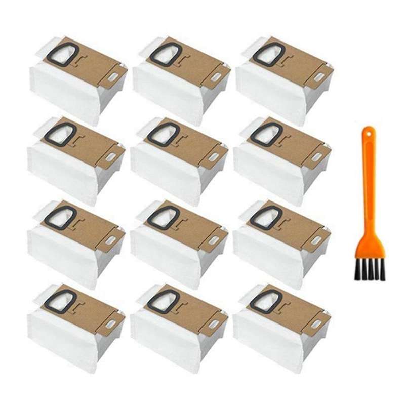 12 Pcs Vacuum Bag with Brush for Xiaomi Roborock H6 H7 Scwxcq01rr