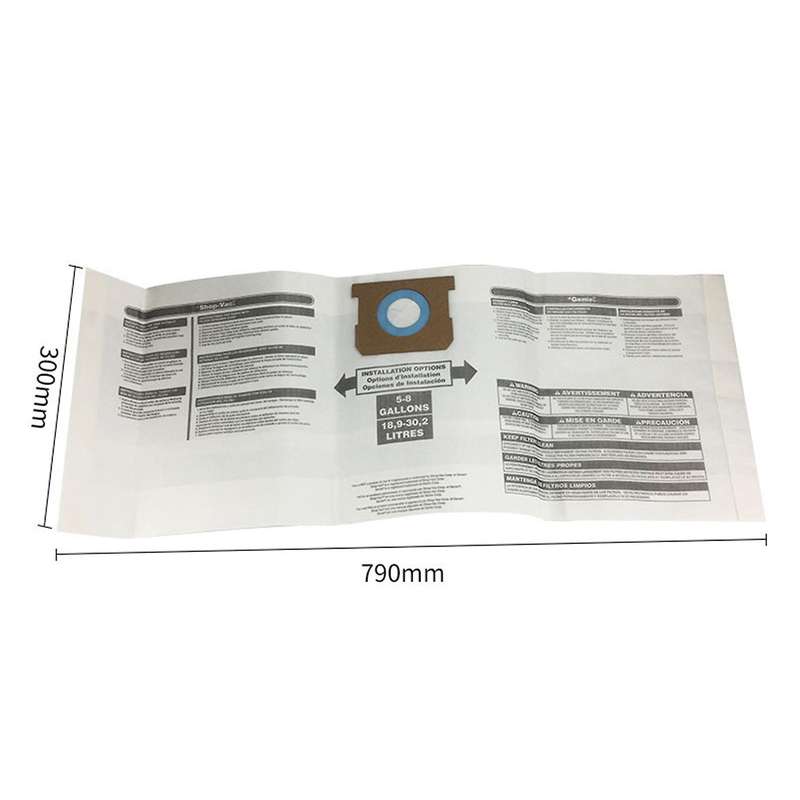 10pc Replacement Wet/dry Vacuum Bags Dust Bags for Shop-vac Ridgid