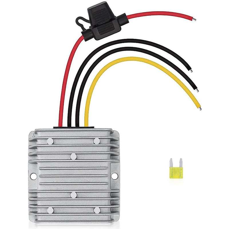 Dc 36v/48v to 12v 20a Converter Dc Regulator Step Down with Fuse