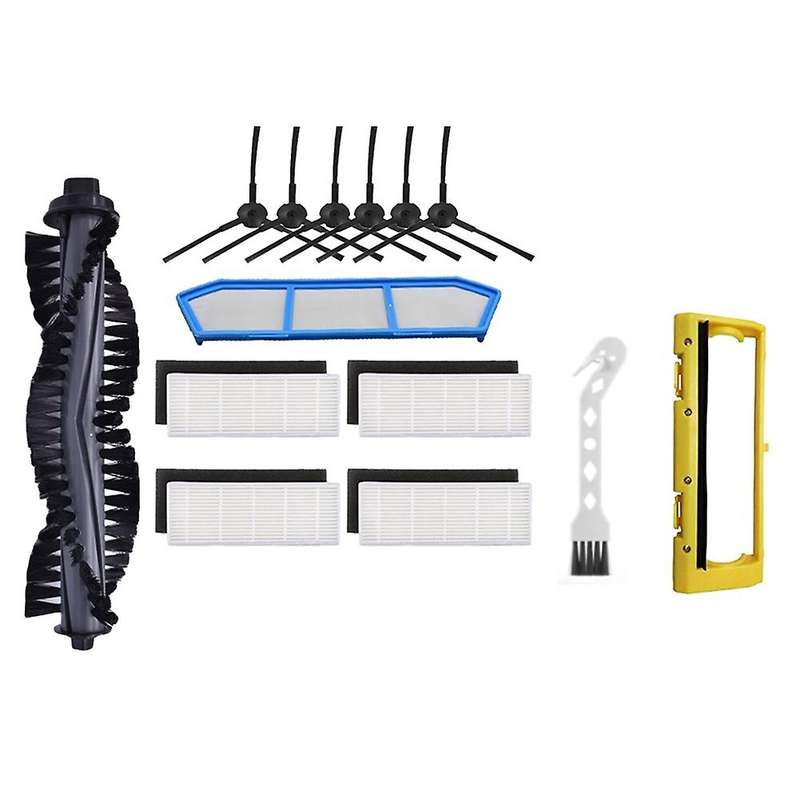 Replacement Roller Brush Side Brushes Hepa Filters for Ilife A4s A40