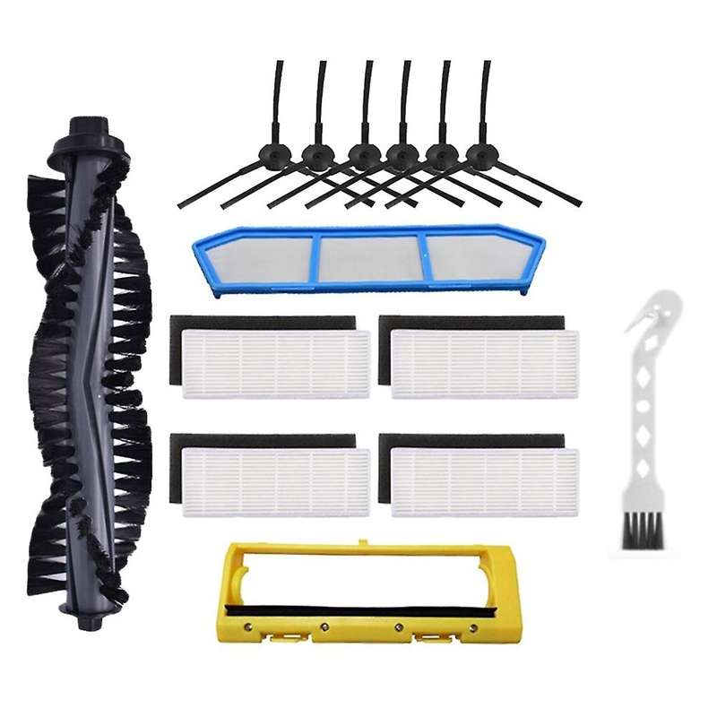 Replacement Roller Brush Side Brushes Hepa Filters for Ilife A4s A40